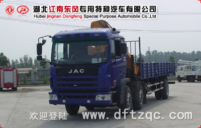 江淮小三軸隨車(chē)起重運(yùn)輸車(chē)